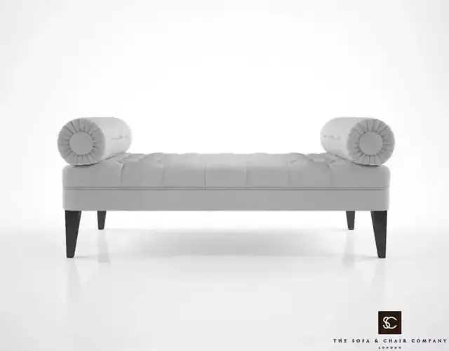 The Sofa and Chair Company Milton bench 3D model