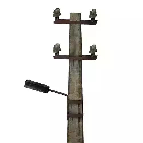 Street light lowPoly model