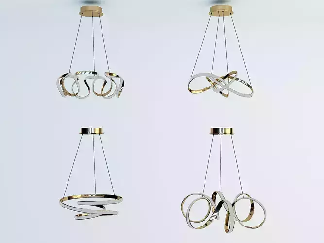 Fashion curve chandelier