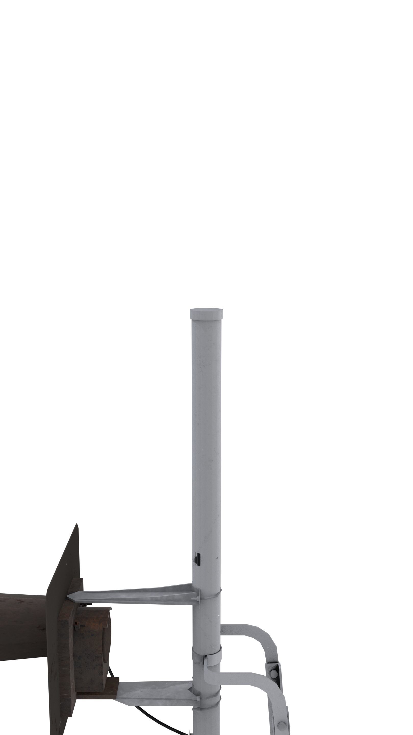 Train Traffic Light 12 3D model_5