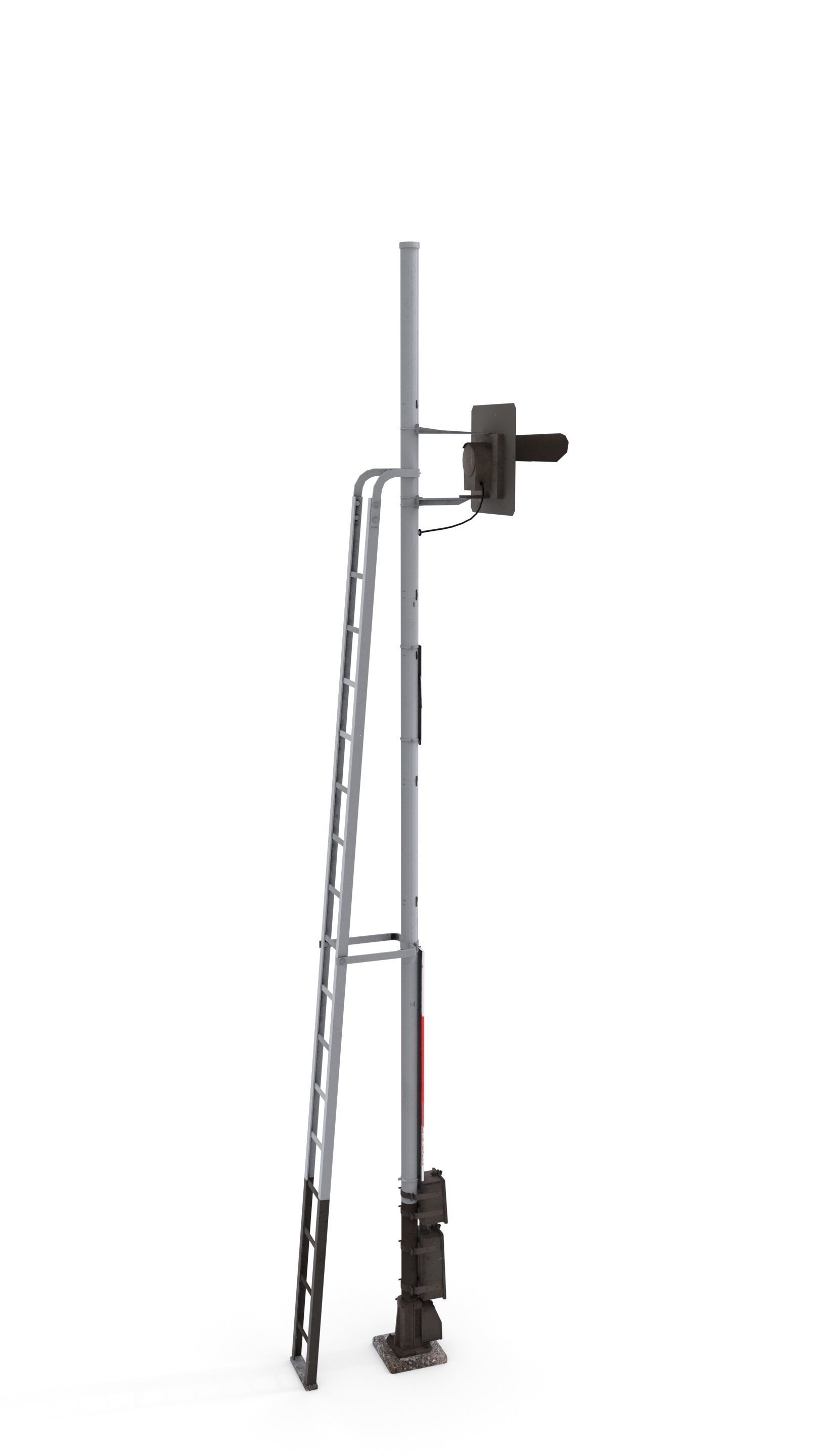 Train Traffic Light 12 3D model_1