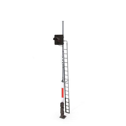 Train Traffic Light 12 3D model