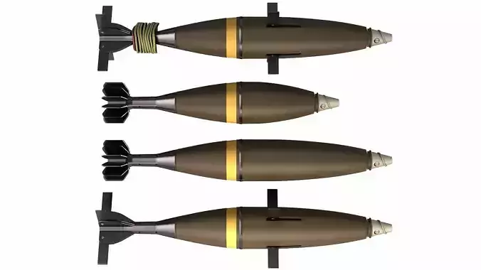 Mortar Shells 3D model
