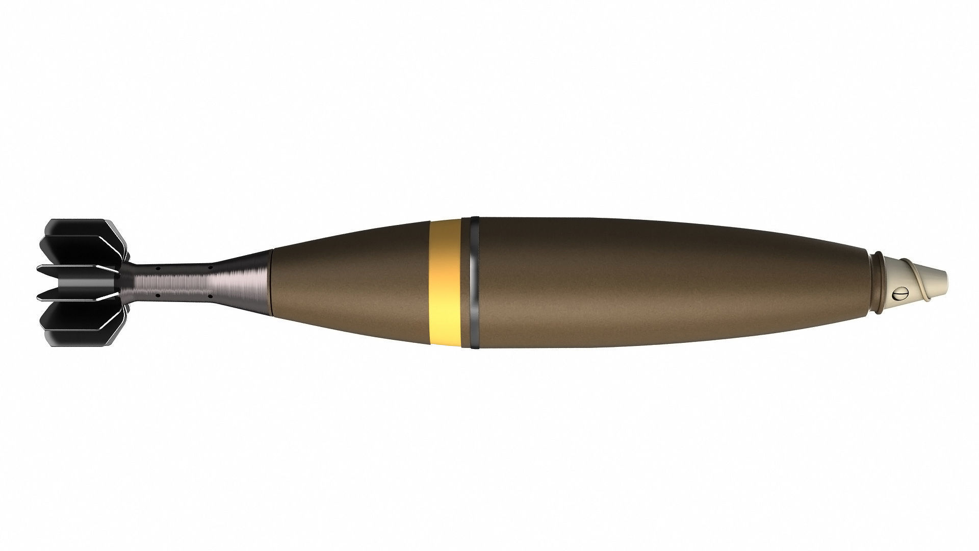 Mortar Shells 3D model_5