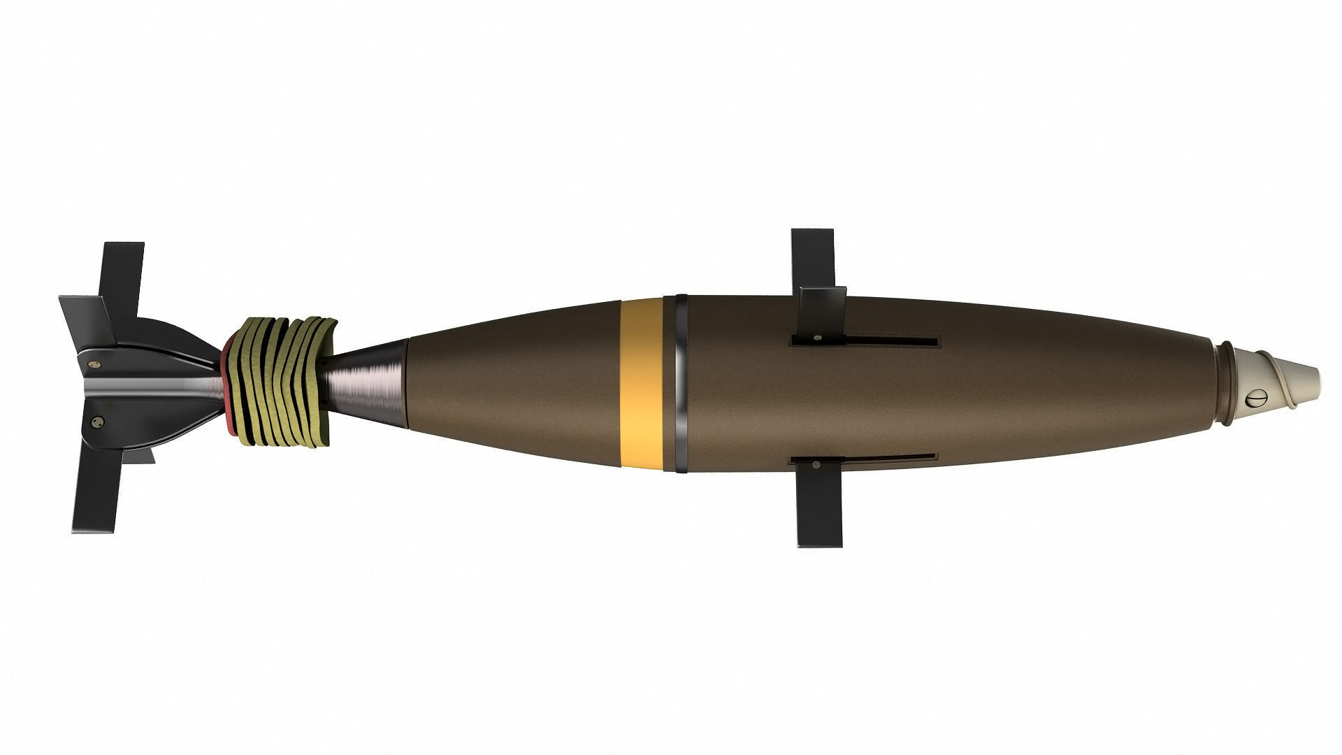 Mortar Shells 3D model_3