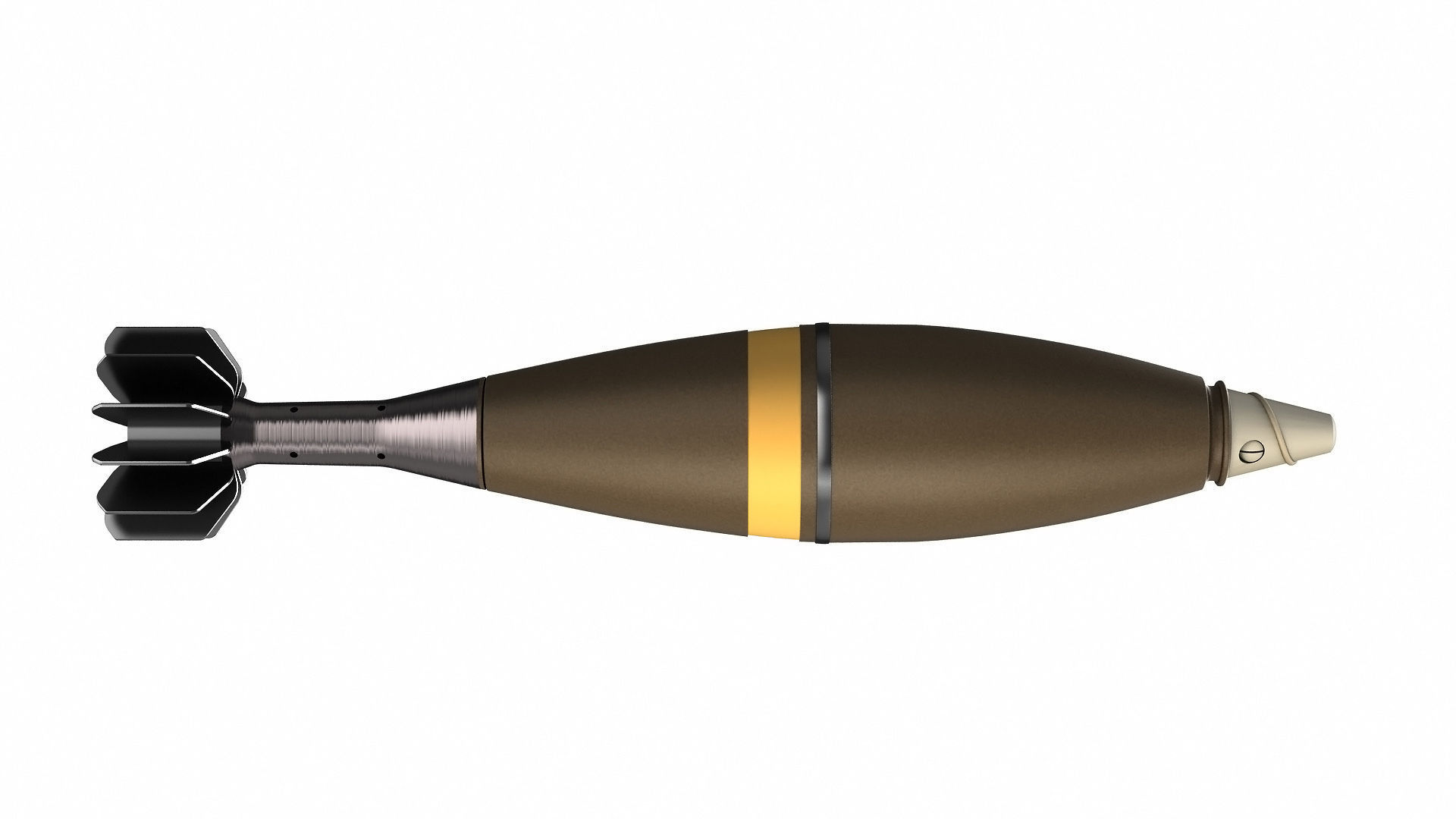 Mortar Shells 3D model_4