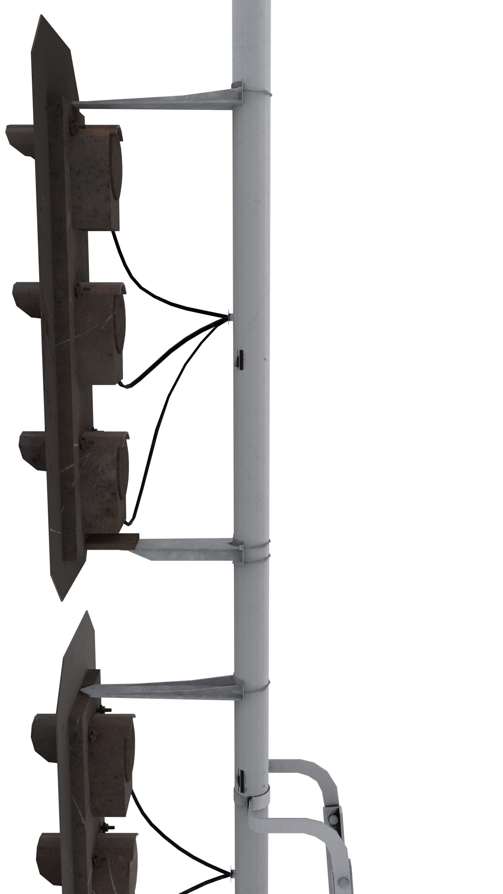 Train Traffic Light 16 3D model_5