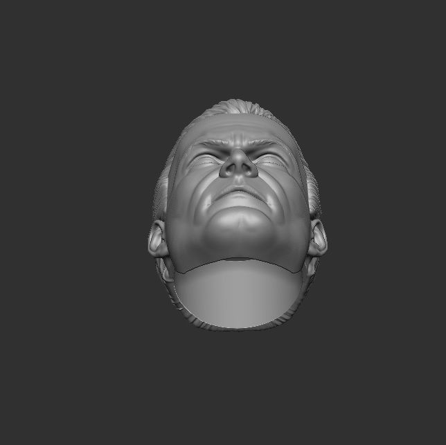 Masked and Unmasked Batman - Headsculpt for Action Figures 3D print model_7