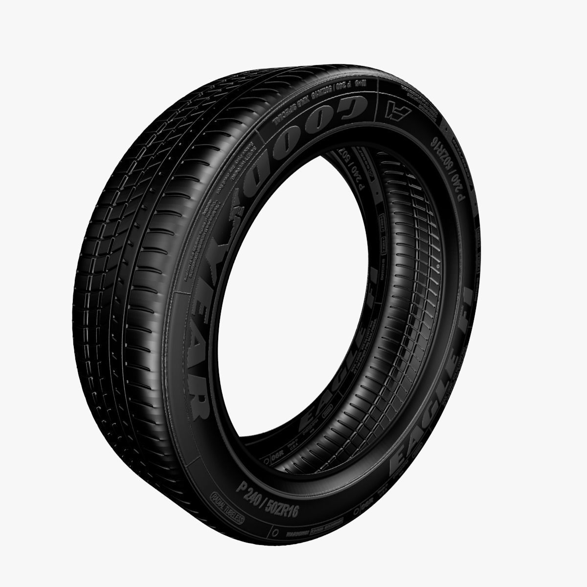 Tire Model oem tyres 3D model CGTrader