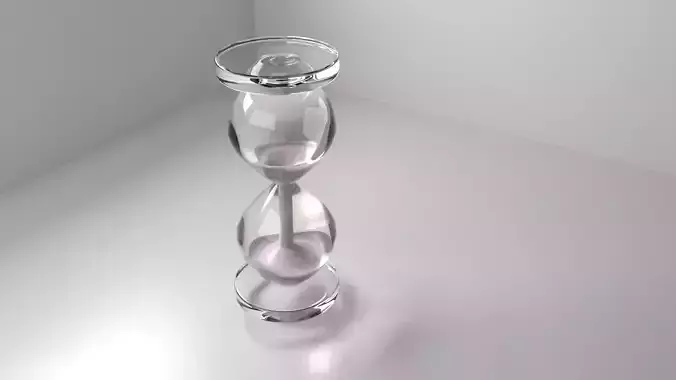 Glass Hourglass 4