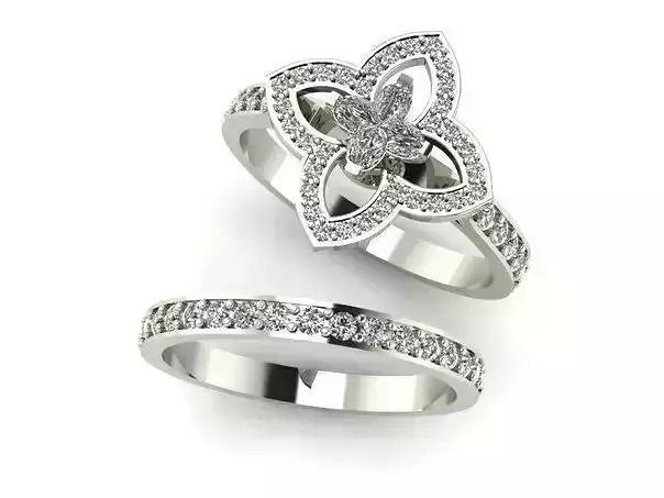 LOUIS VUITTON rings set