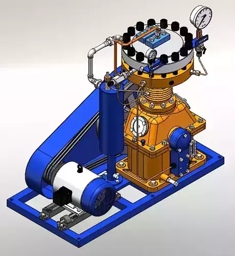 Diaphragm compressor
