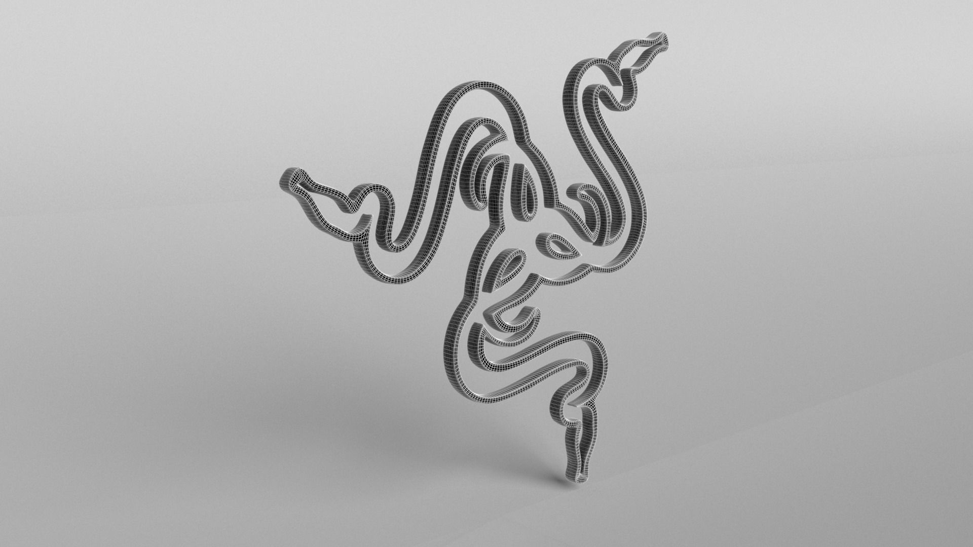 Razer Logo v1 001 Free low-poly 3D model_7