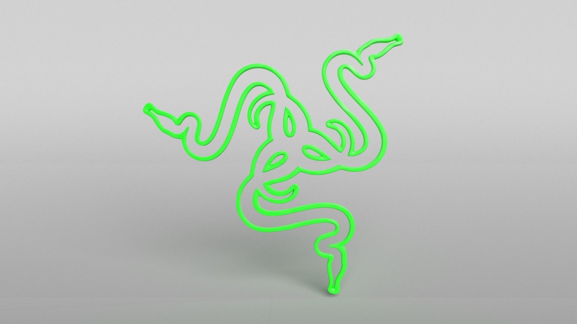Razer Logo v1 001 Free low-poly 3D model_1