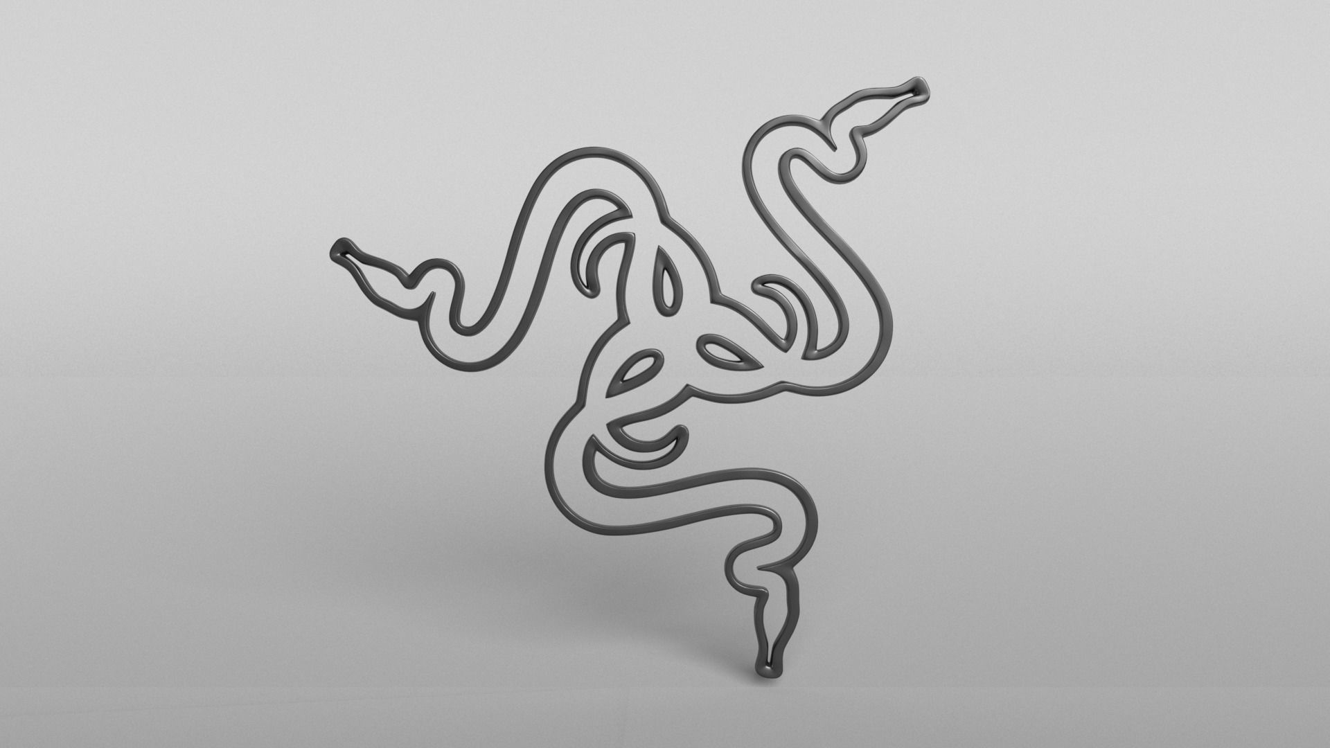 Razer Logo v1 002 Free low-poly 3D model_1