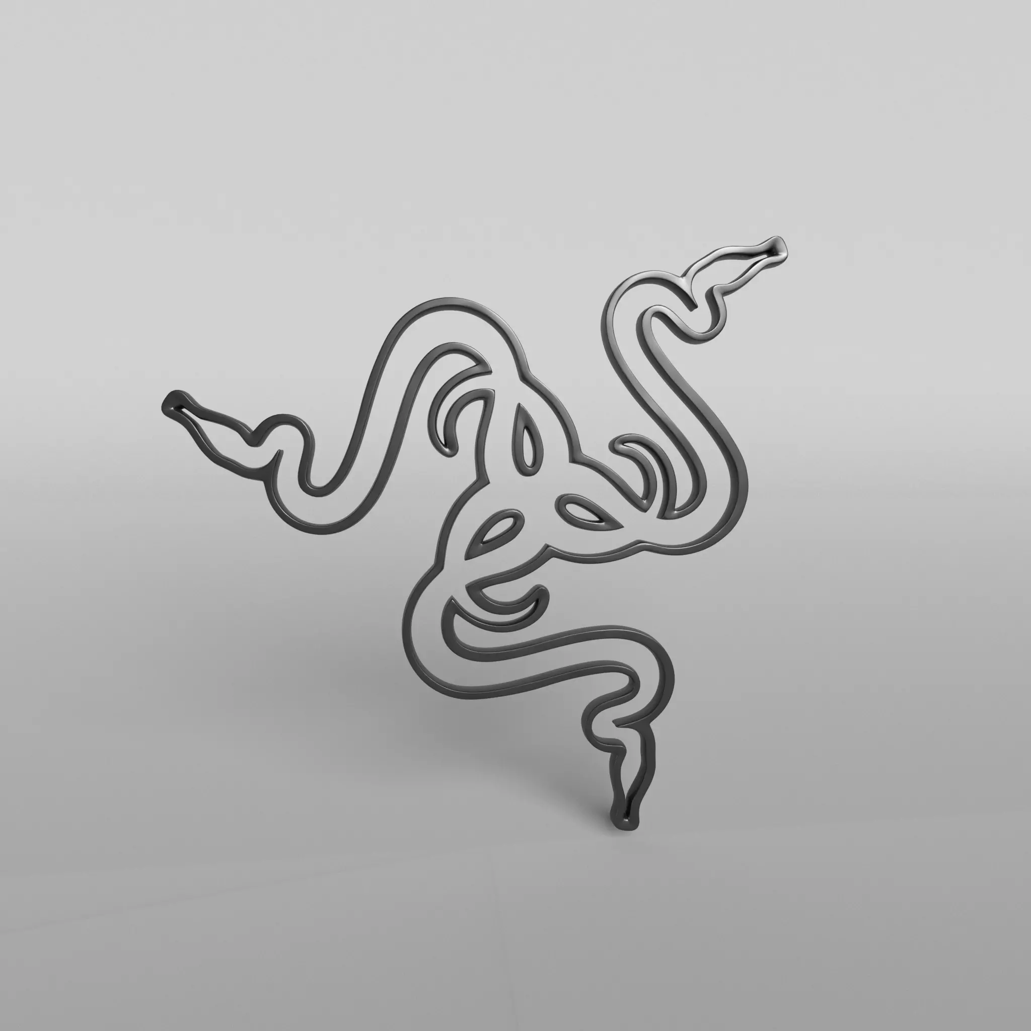 Razer Logo v1 002 Free low-poly 3D model_0