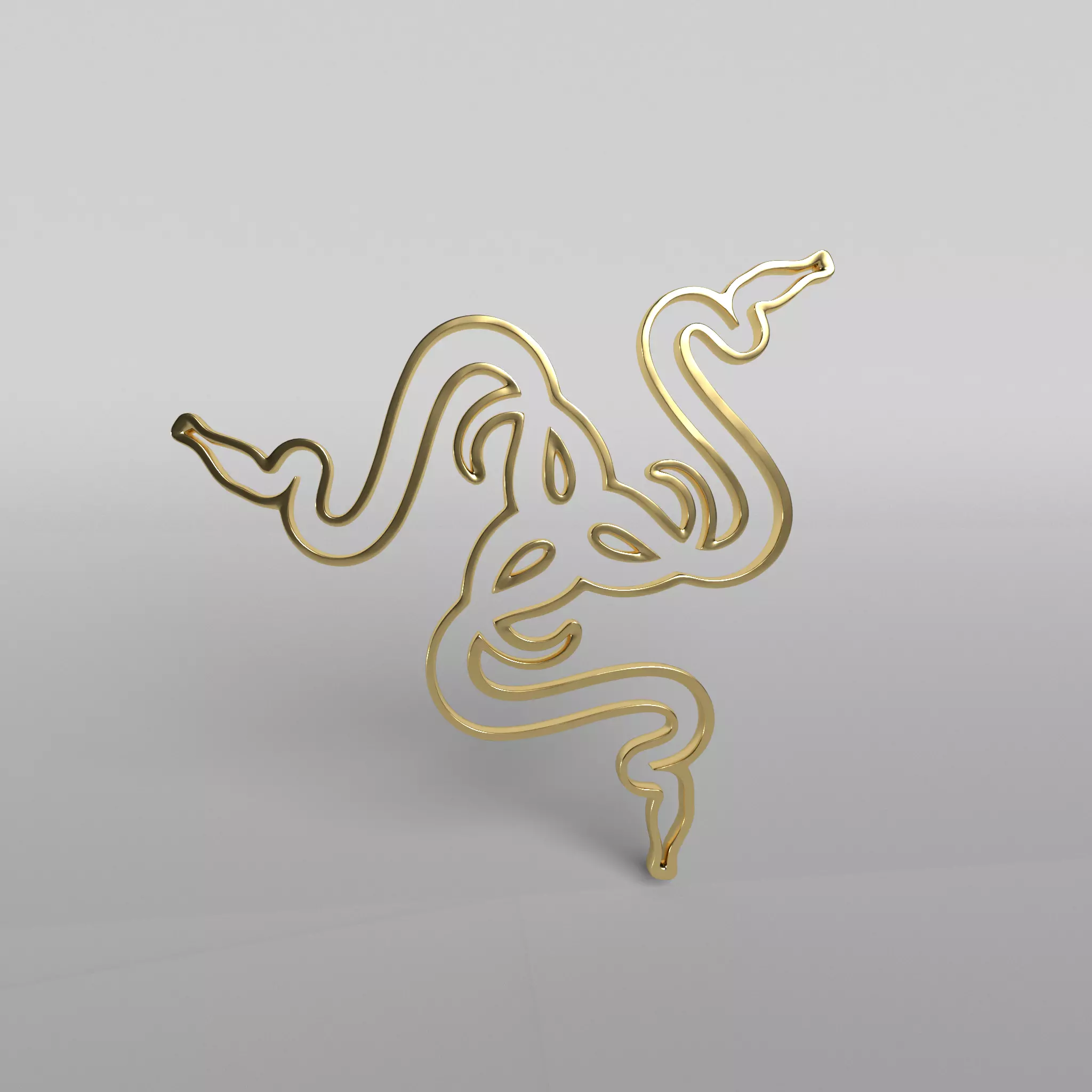 Razer Logo v1 003 Free low-poly 3D model_0