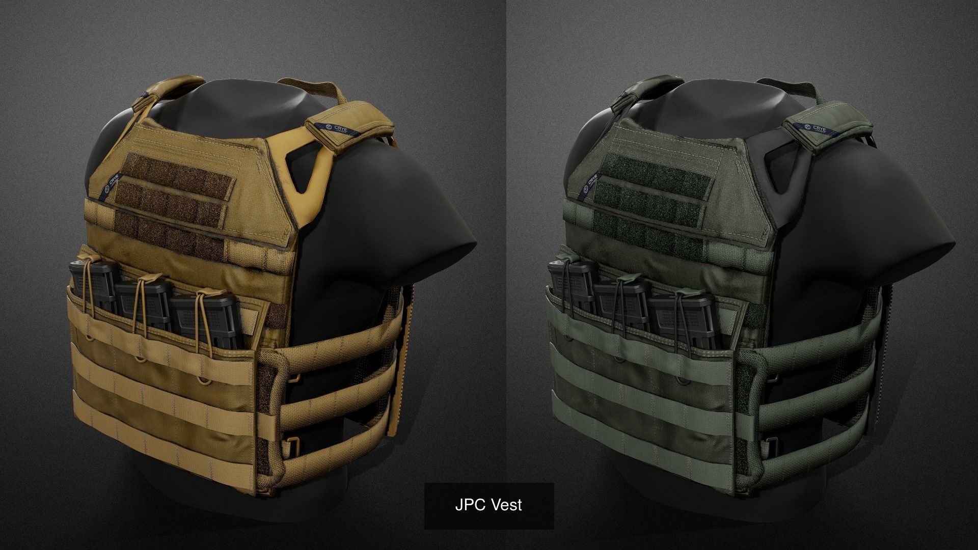 Bulletproof vests pack 3D Model Collection_1