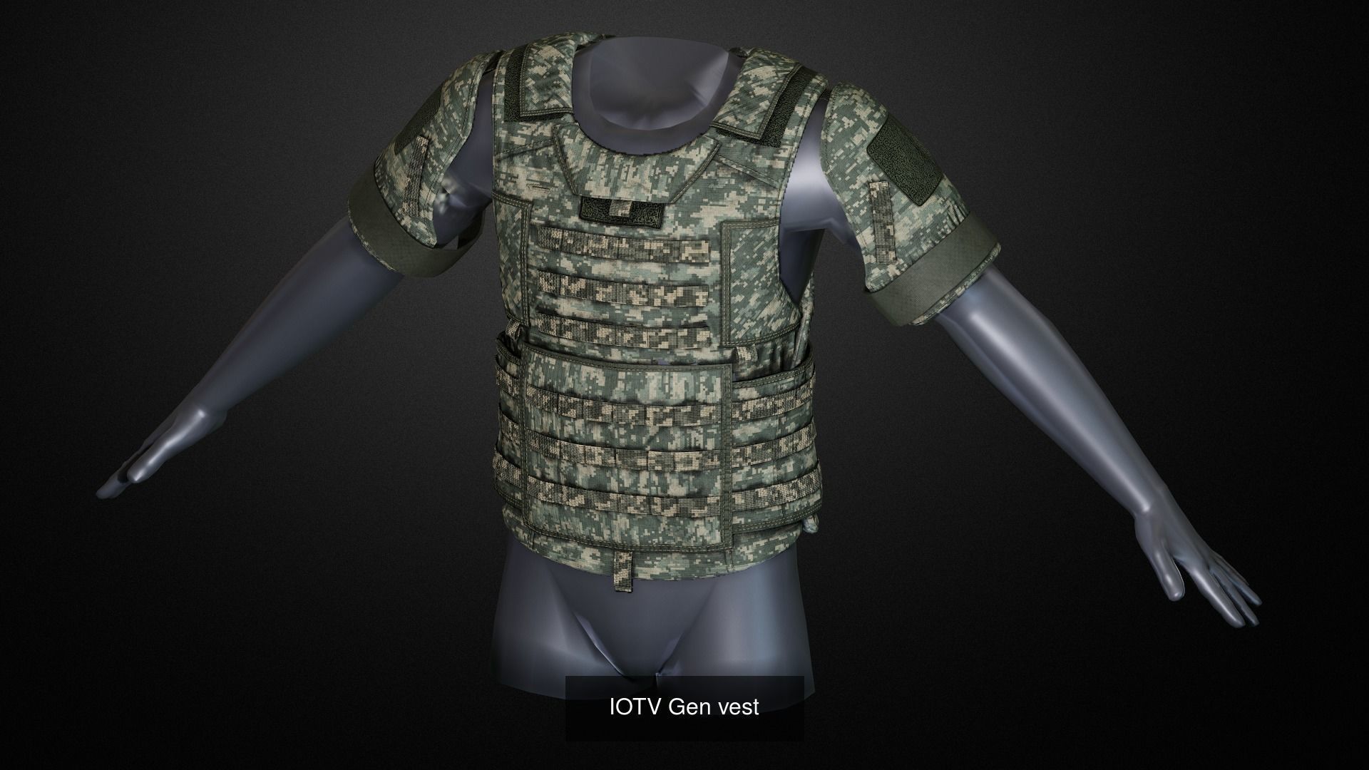 Bulletproof vests pack 3D Model Collection_3