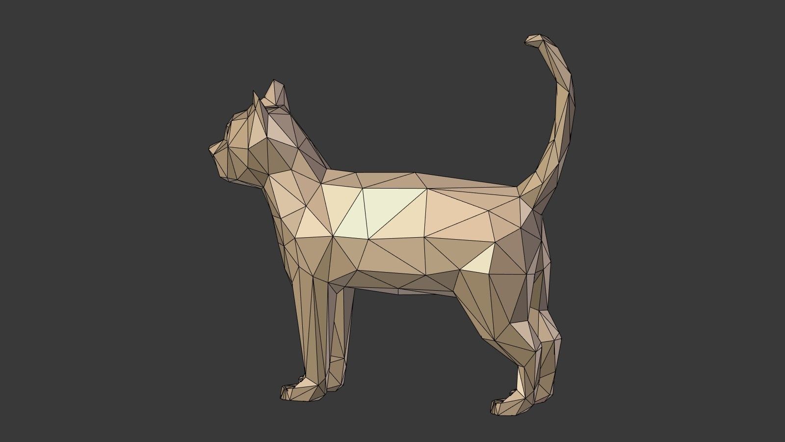 Low Poly Animals Collection Low-poly 3D model_33