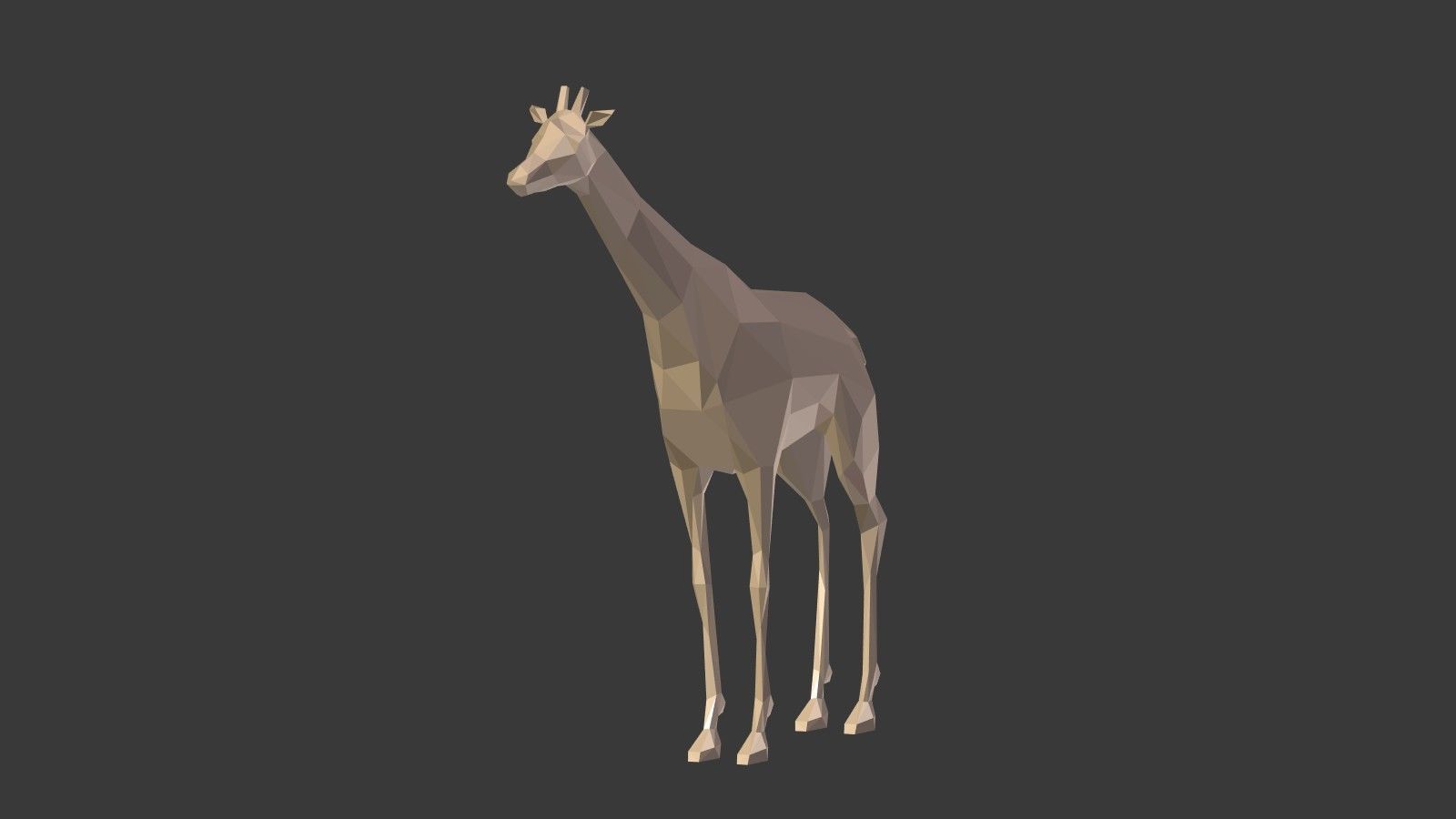 Low Poly Animals Collection Low-poly 3D model_38