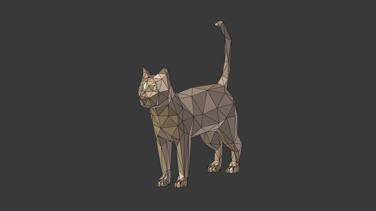 Low Poly Animals Collection Low-poly 3D model_31