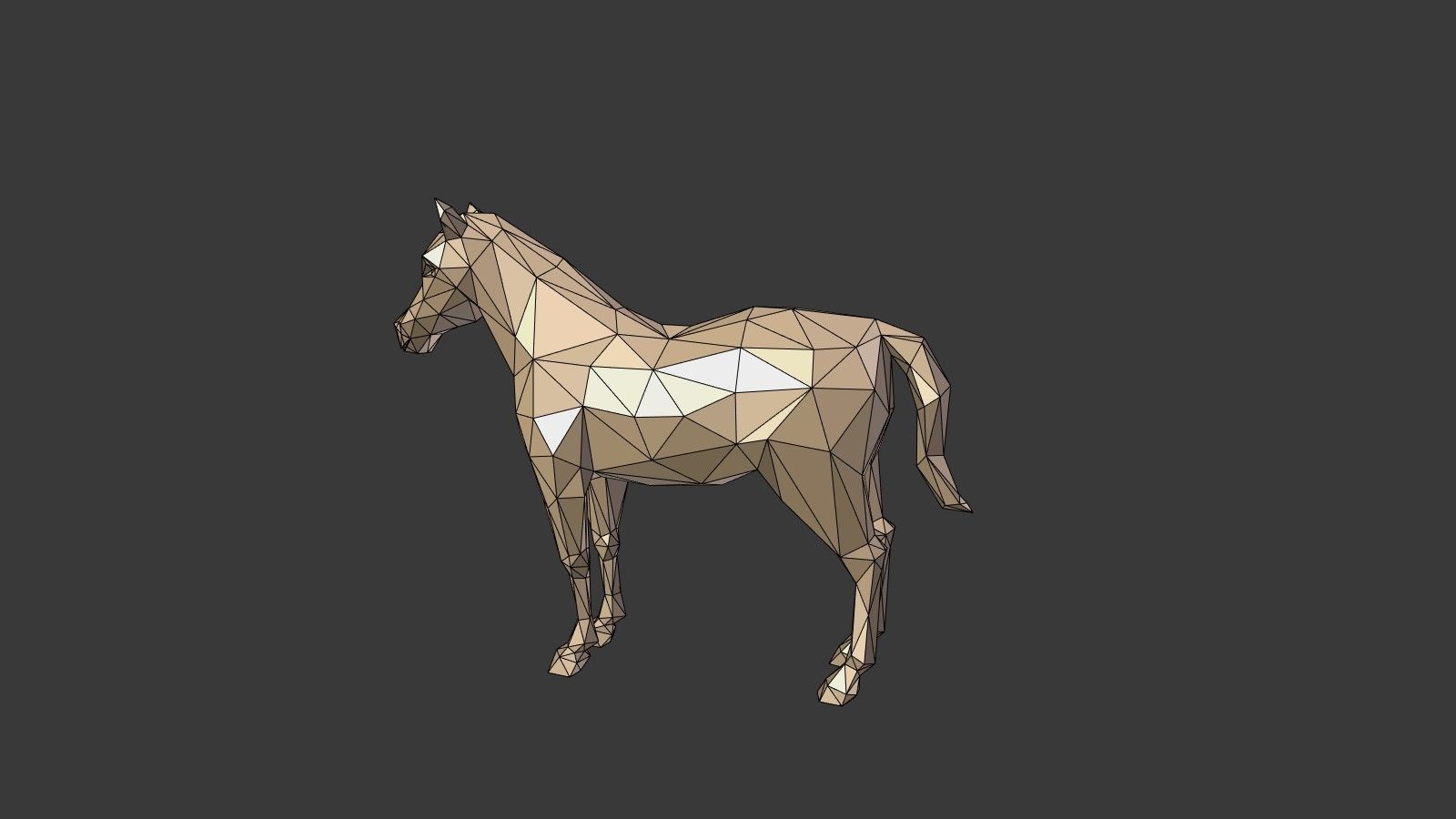 Low Poly Animals Collection Low-poly 3D model_21