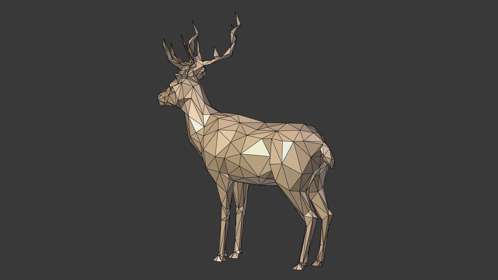 Low Poly Animals Collection Low-poly 3D model_25