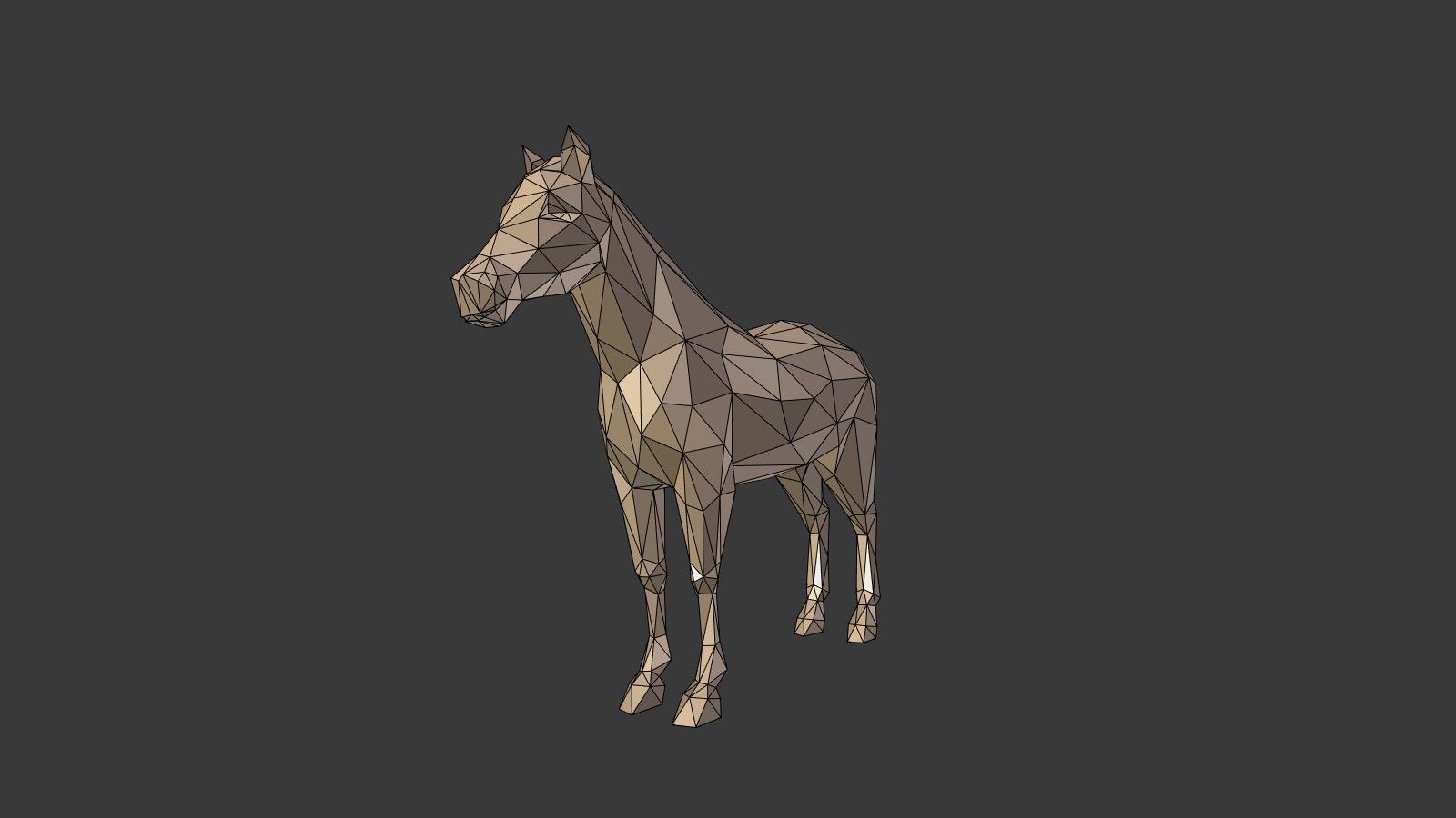 Low Poly Animals Collection Low-poly 3D model_19