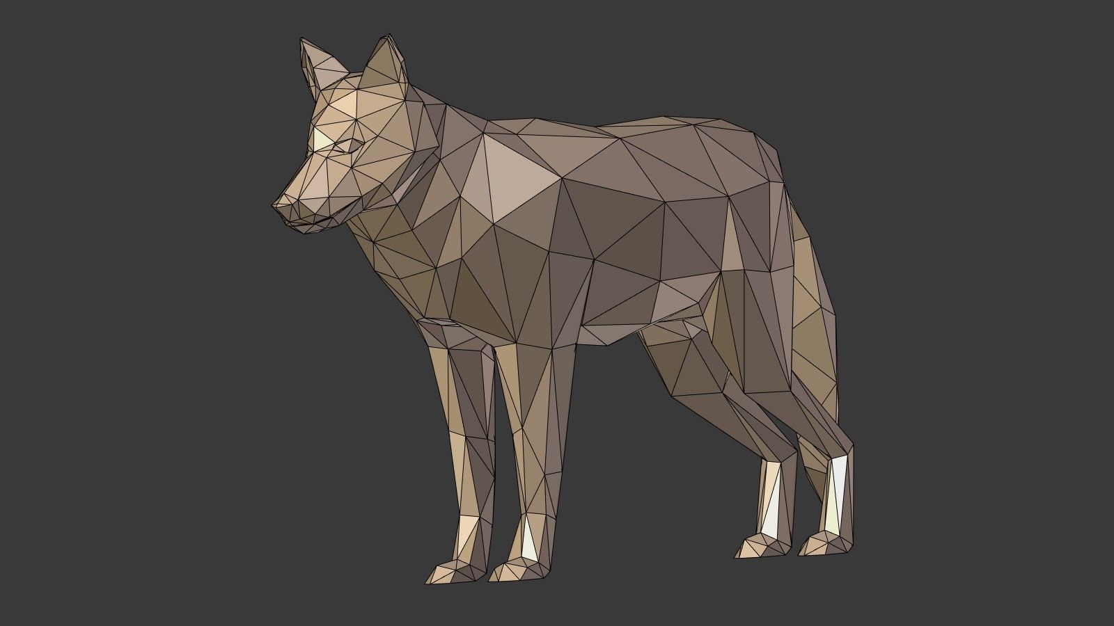 Low Poly Animals Collection Low-poly 3D model_35