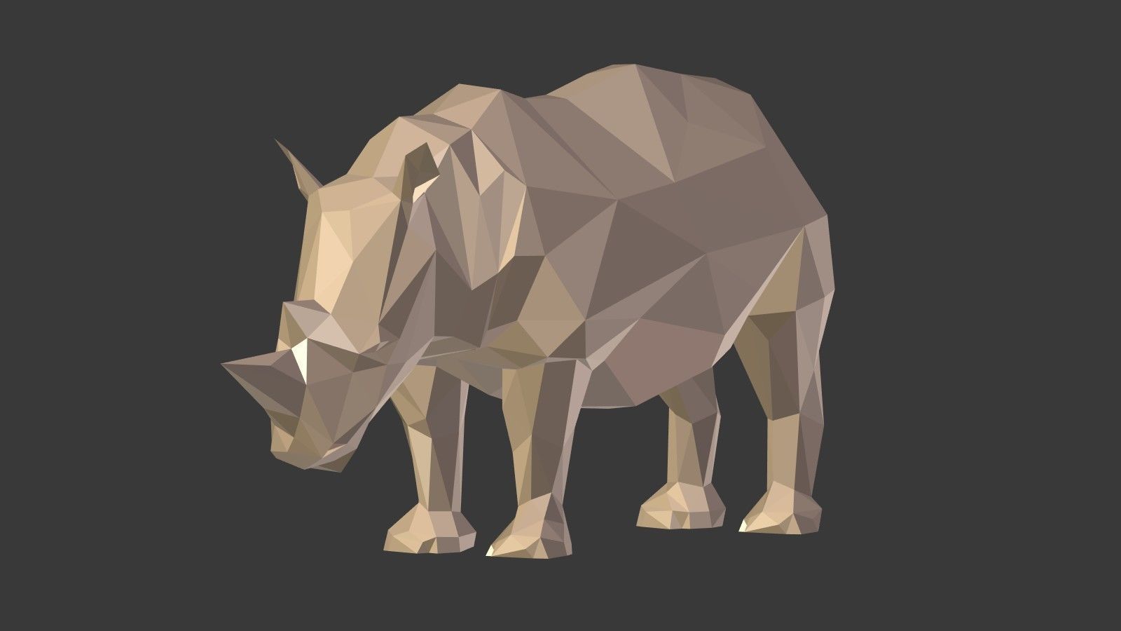 Low Poly Animals Collection Low-poly 3D model_26