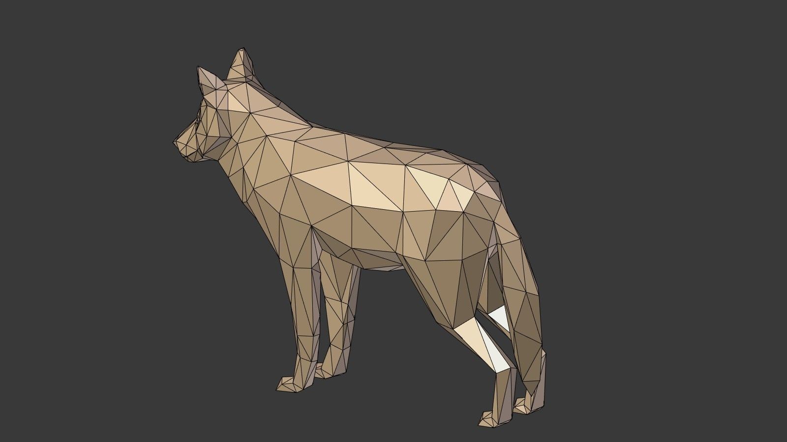 Low Poly Animals Collection Low-poly 3D model_37