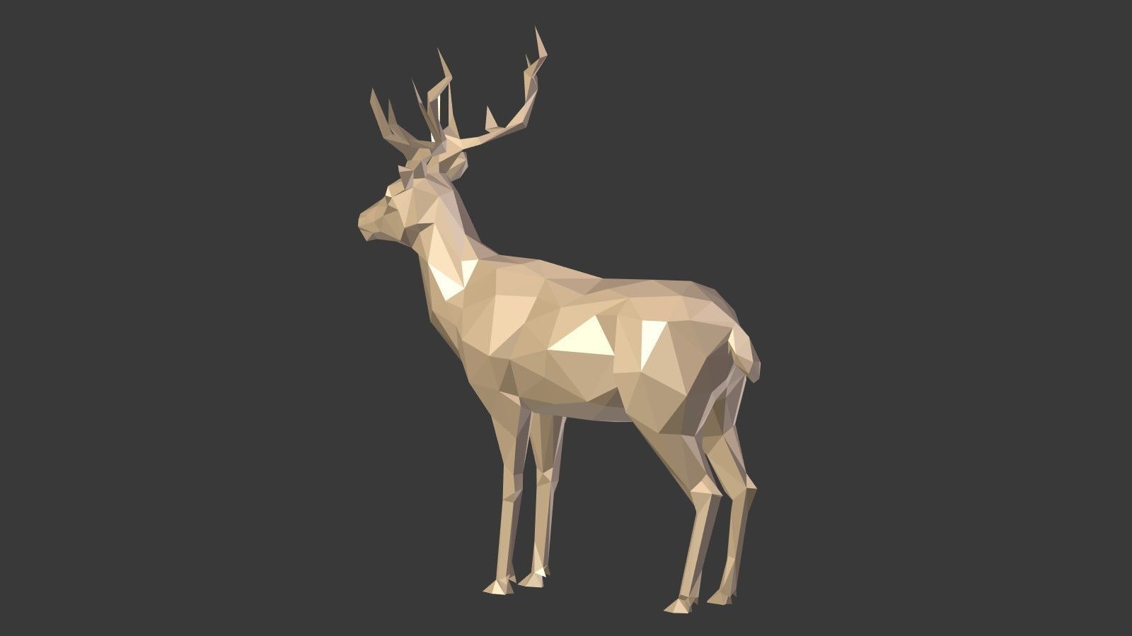 Low Poly Animals Collection Low-poly 3D model_24