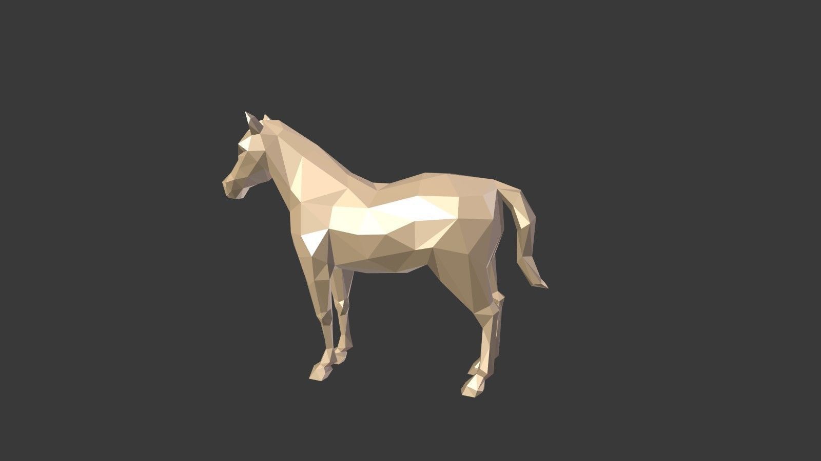 Low Poly Animals Collection Low-poly 3D model_20