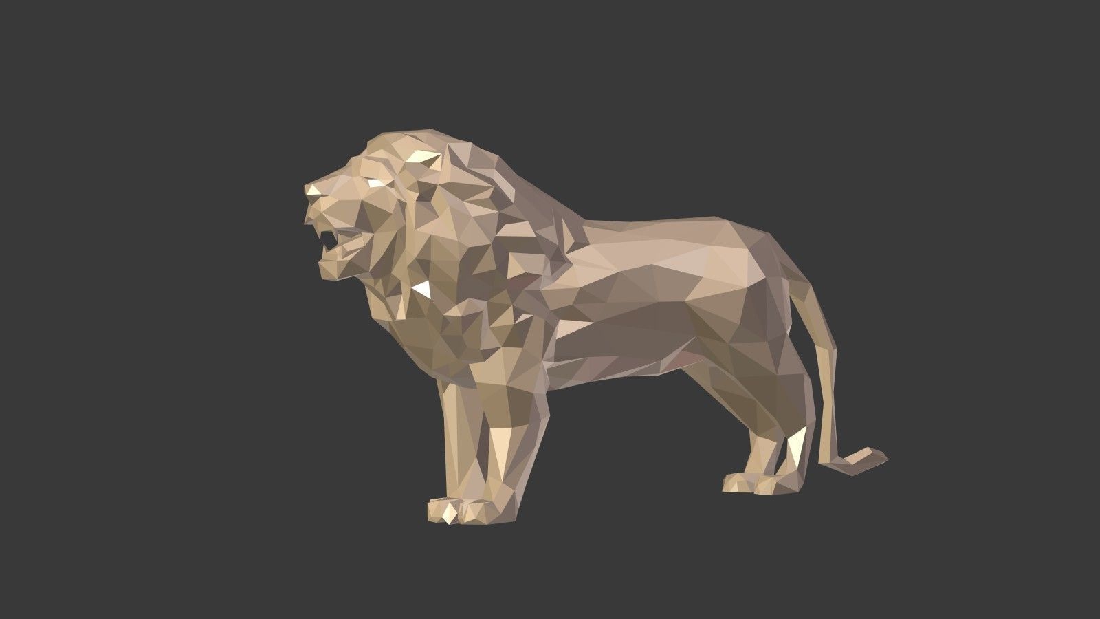Low Poly Animals Collection Low-poly 3D model_14