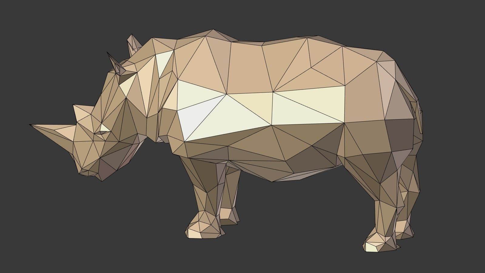 Low Poly Animals Collection Low-poly 3D model_29