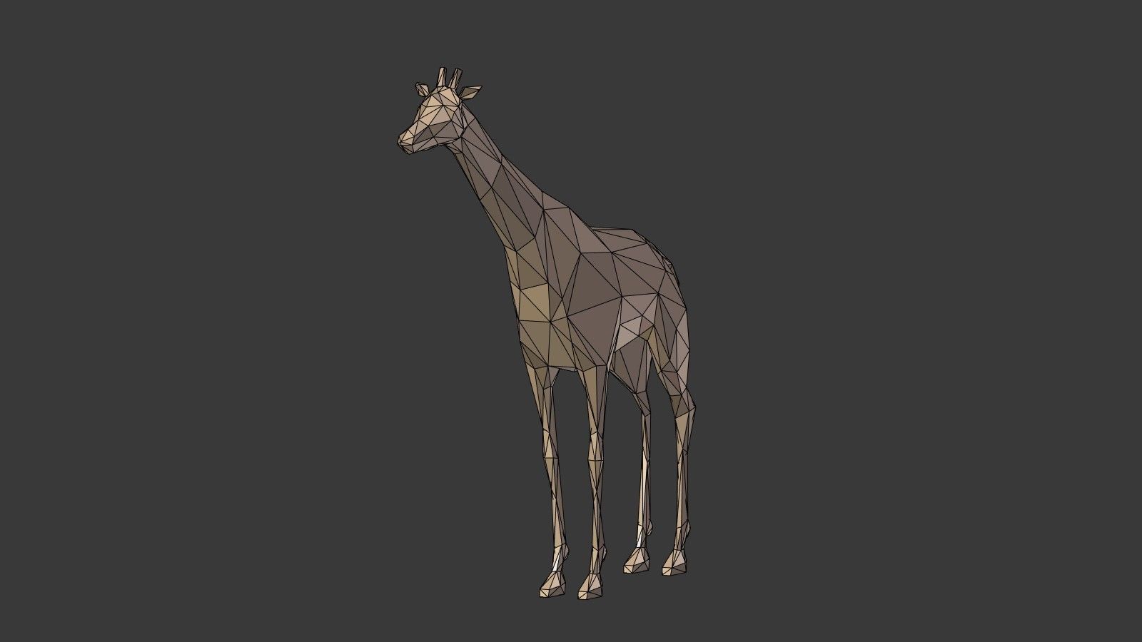 Low Poly Animals Collection Low-poly 3D model_39