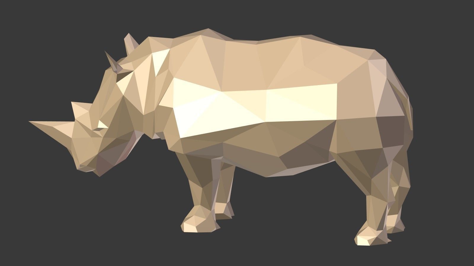 Low Poly Animals Collection Low-poly 3D model_28