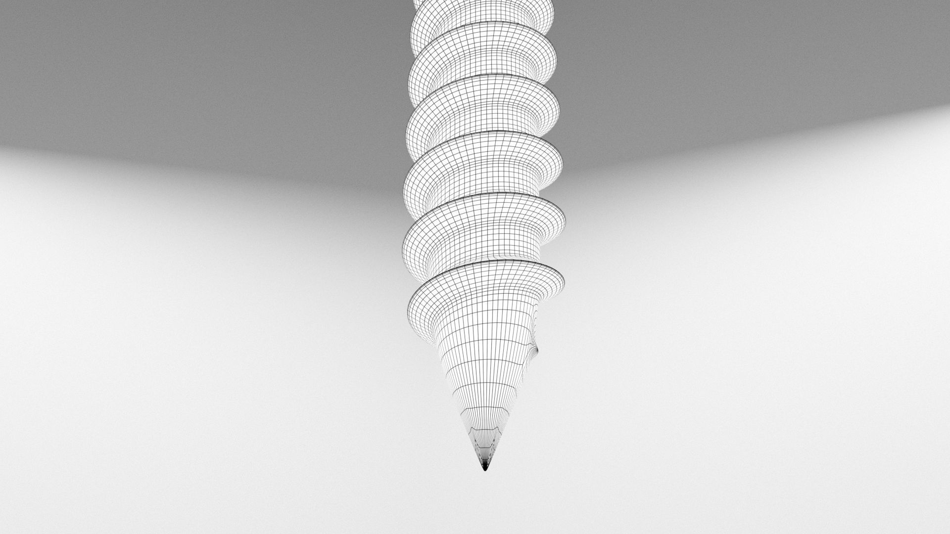 Screws and Bolts Low-poly 3D model_52