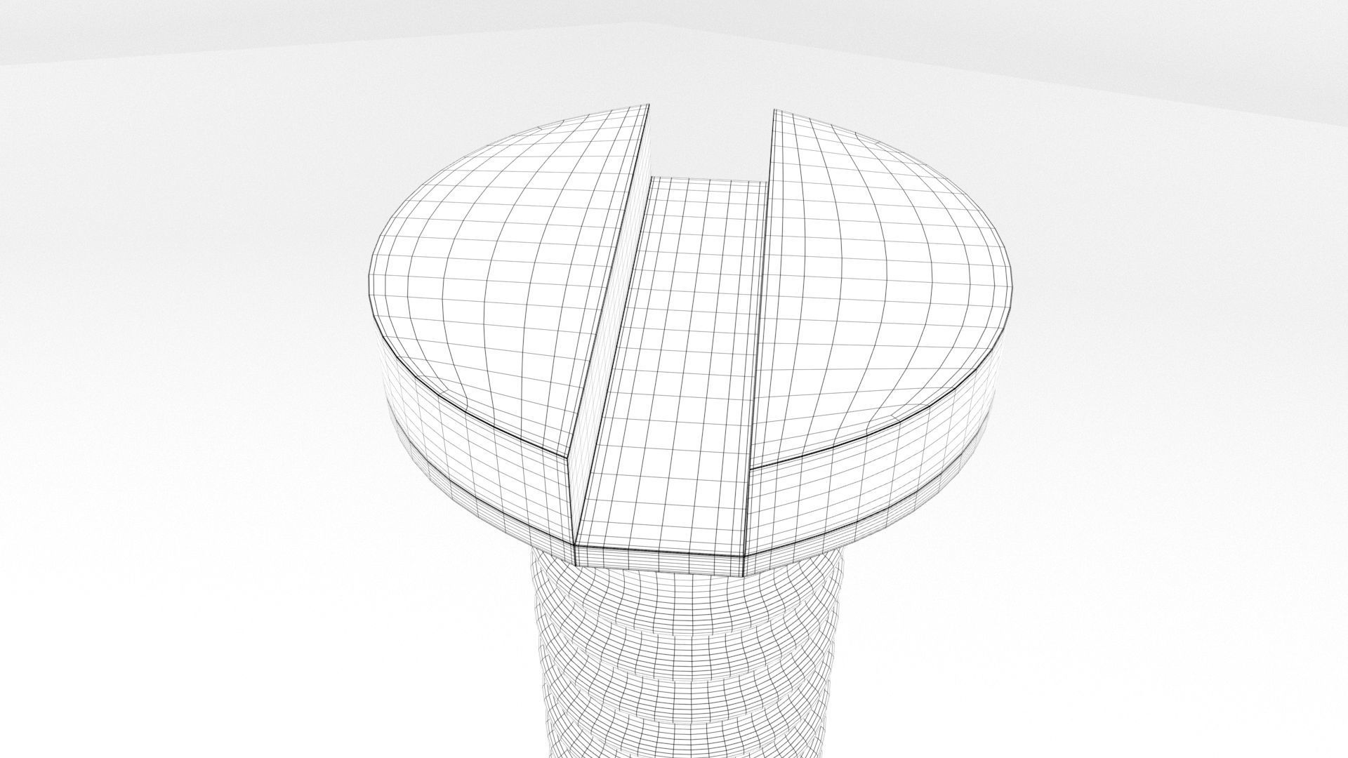 Screws and Bolts Low-poly 3D model_66