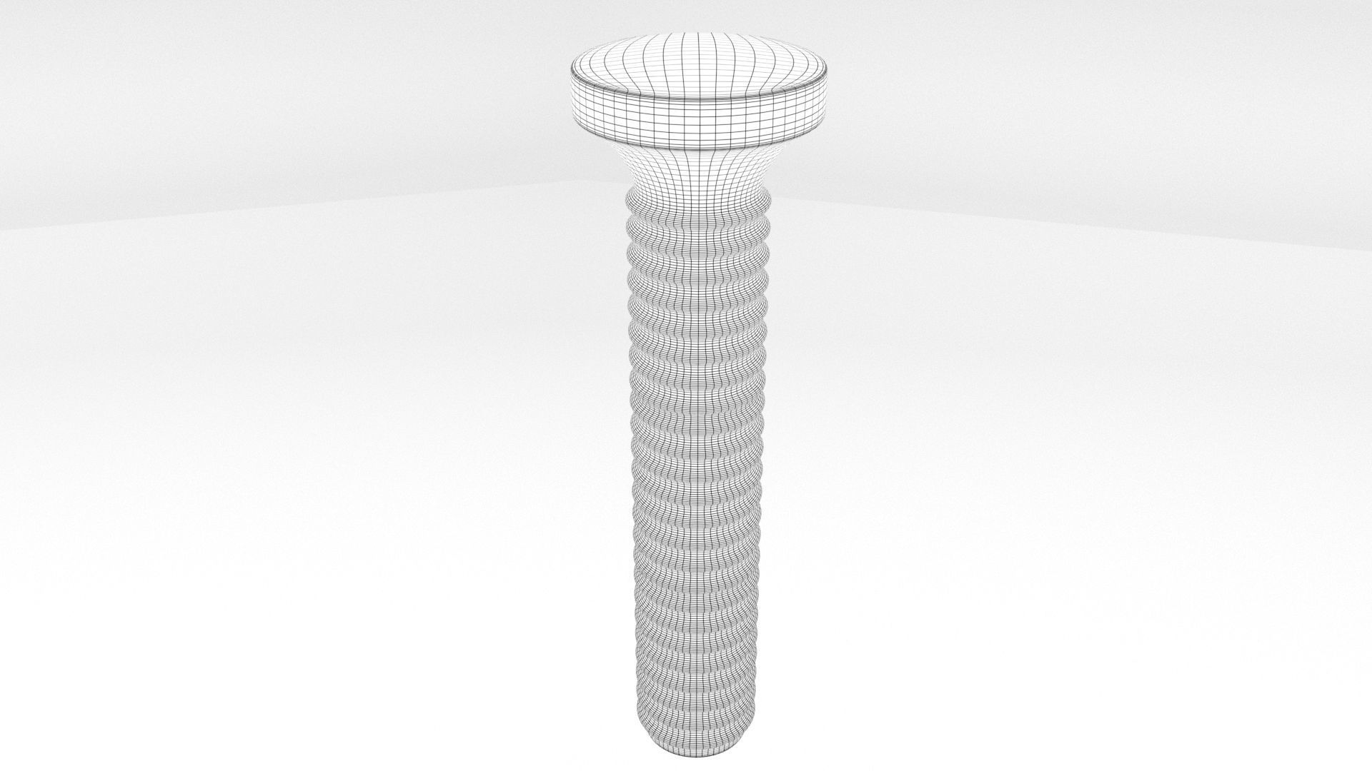 Screws and Bolts Low-poly 3D model_77