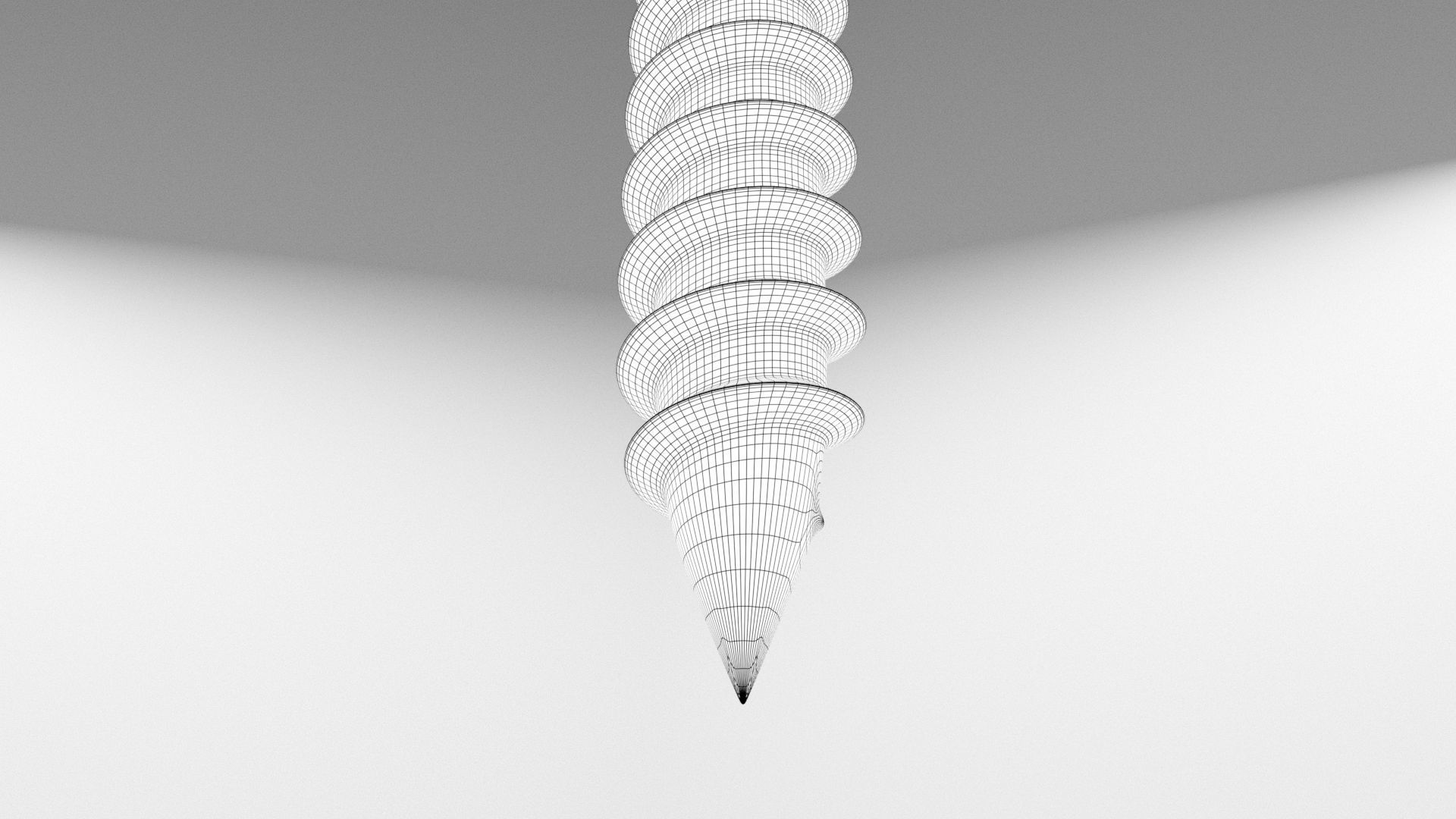 Screws and Bolts Low-poly 3D model_40