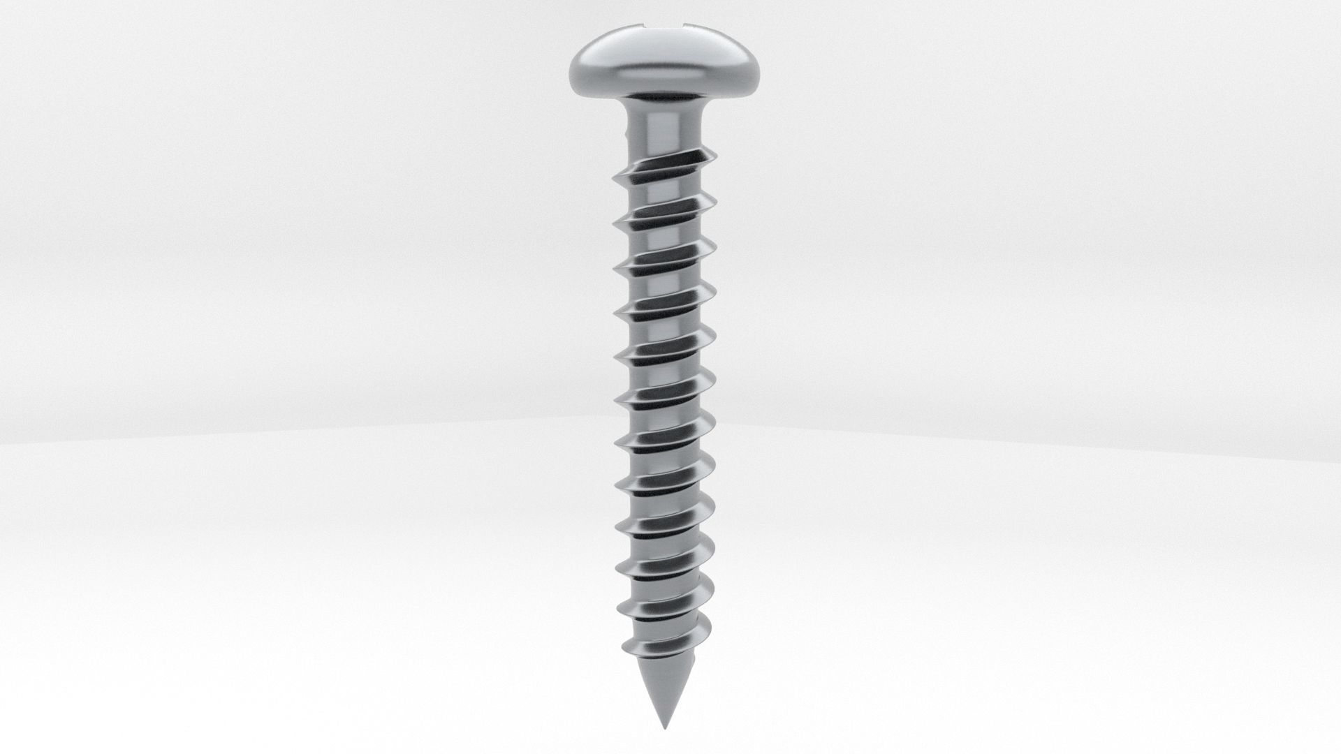 Screws and Bolts Low-poly 3D model_49