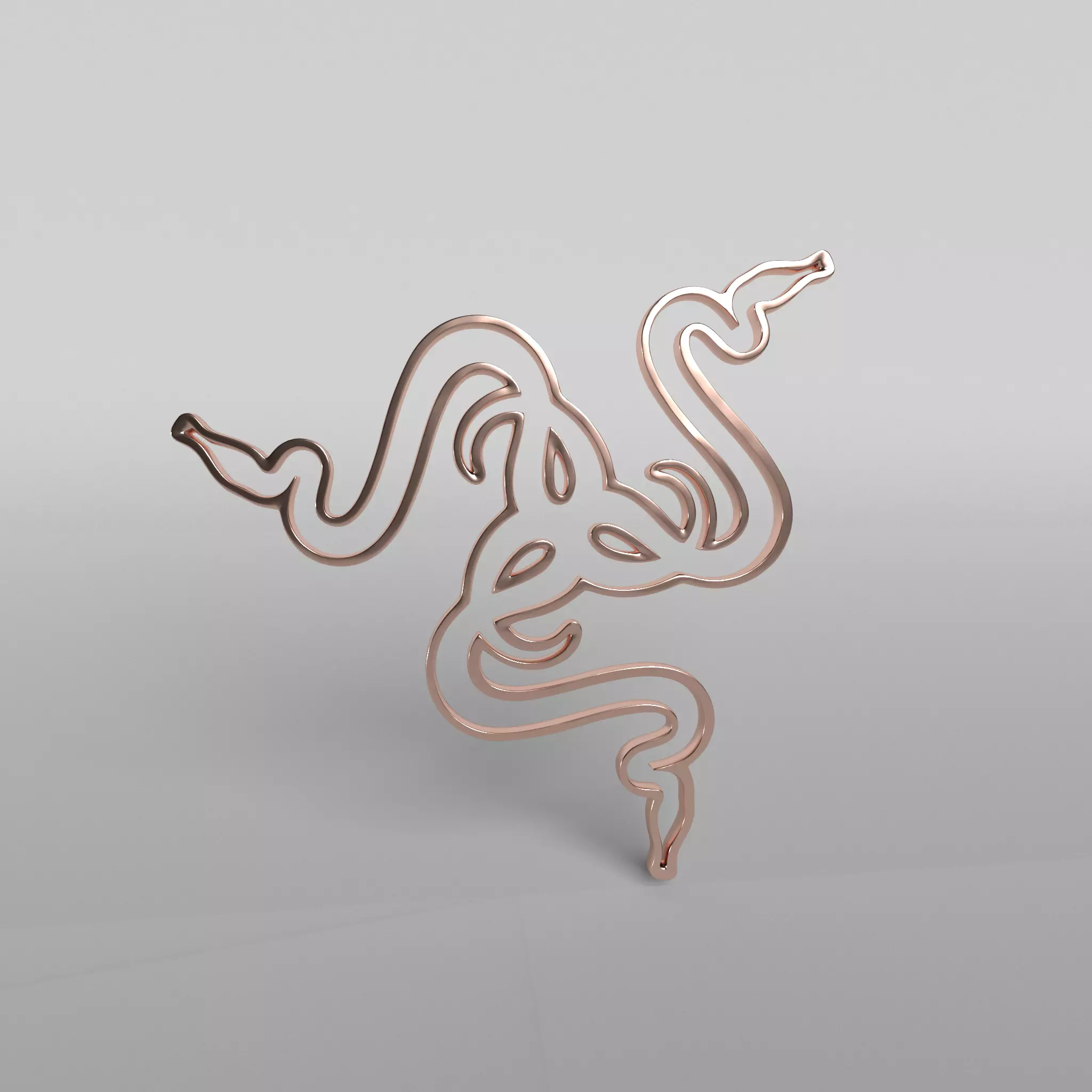 Razer Logo v1 005 Free low-poly 3D model_0