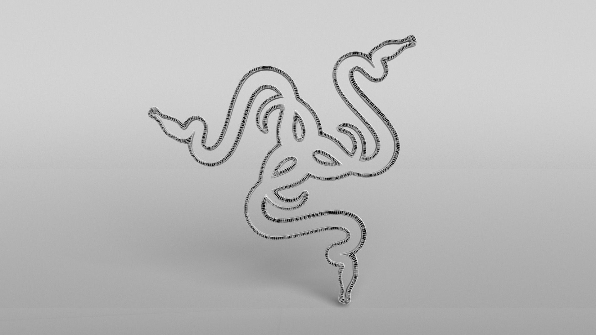 Razer Logo v1 005 Free low-poly 3D model_5