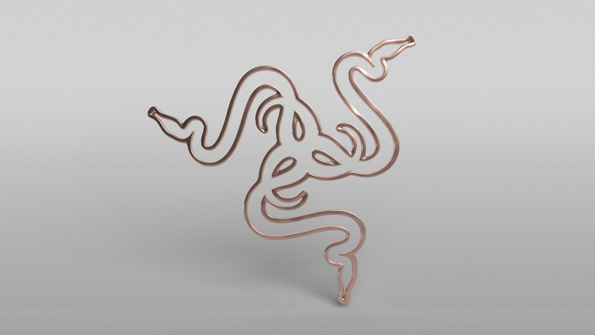 Razer Logo v1 005 Free low-poly 3D model_1