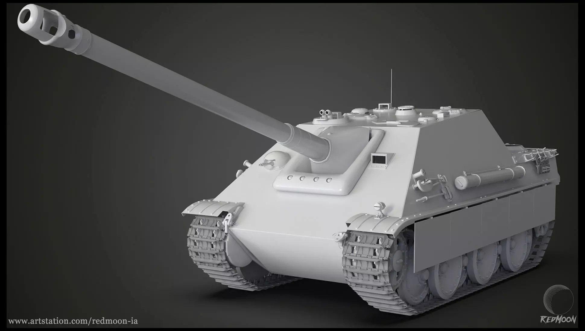 JAGDPANTHER Tank 3D model