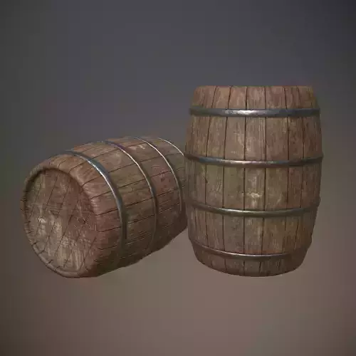 Wooden Barrel 