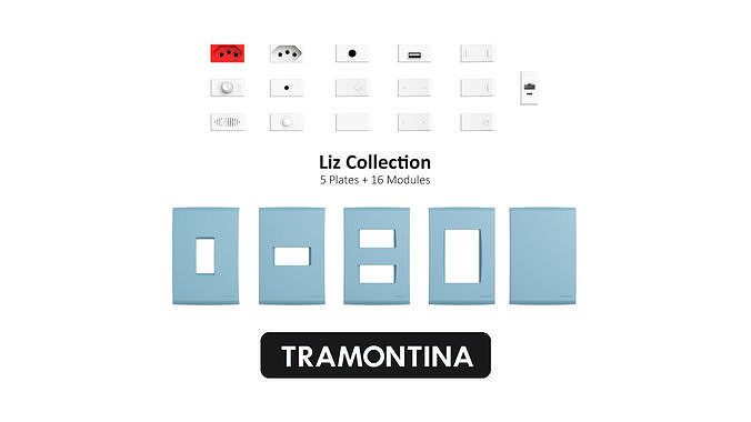 Tramontina Liz Collection Blue Jeans 3D model