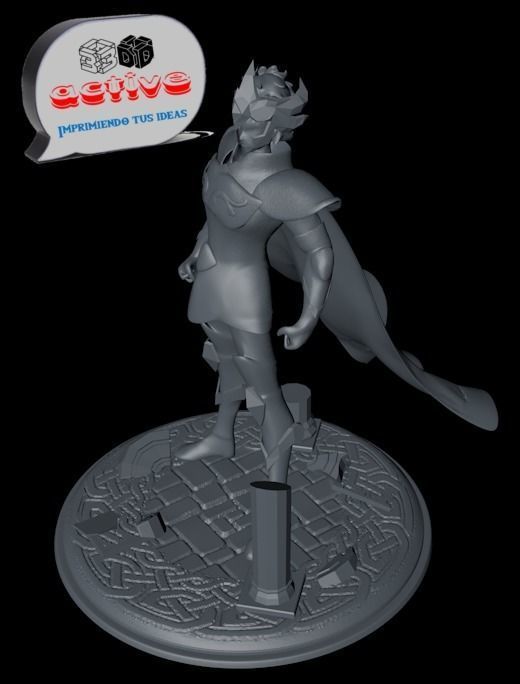 Saint Seiya - Aiolia Leo 3D print model_1